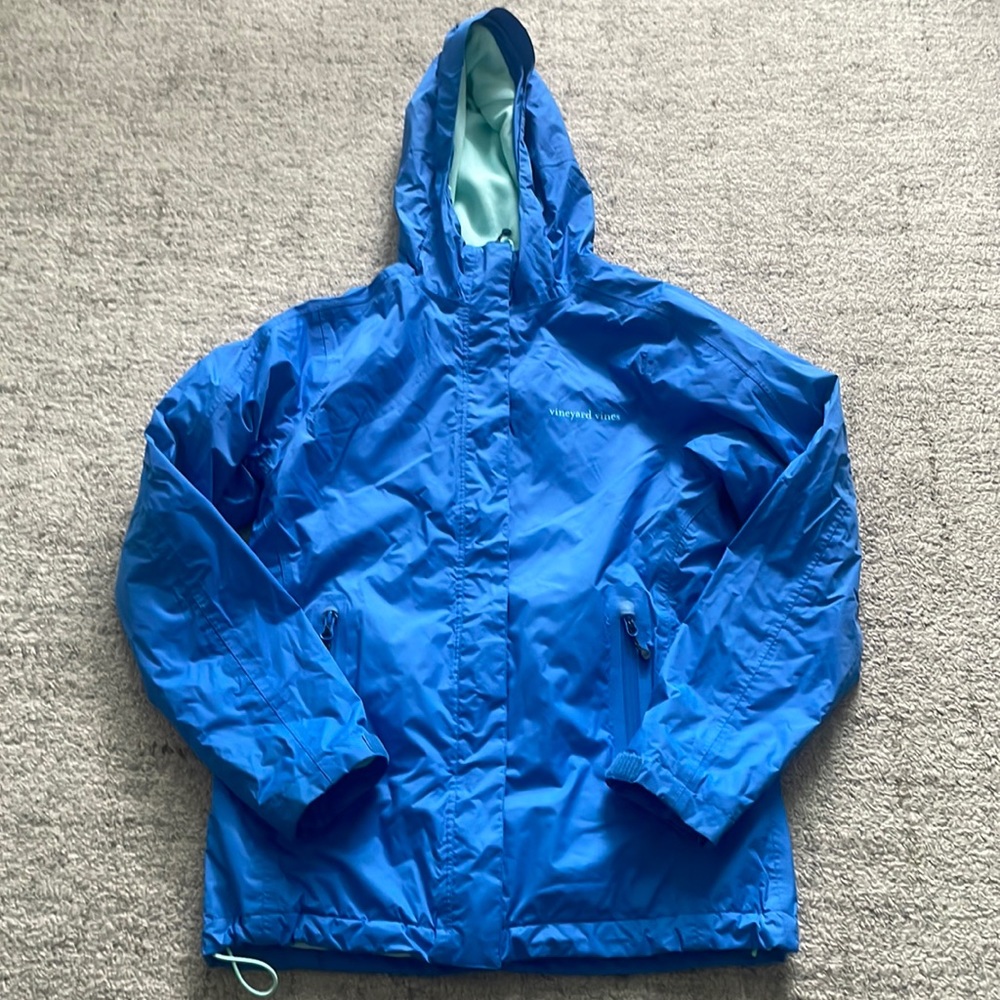 Vineyard Vines Fleece Lines Raincoat